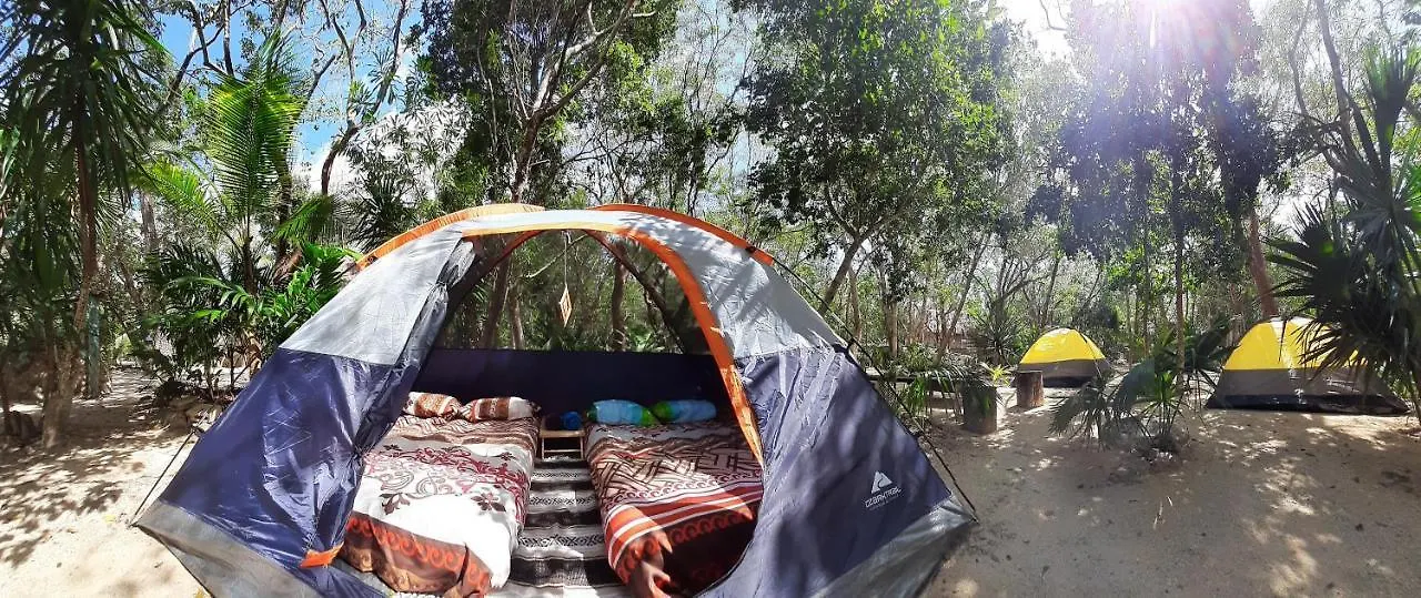 Cenote, Camping & Mas Aldea Maya Tulum Hotell